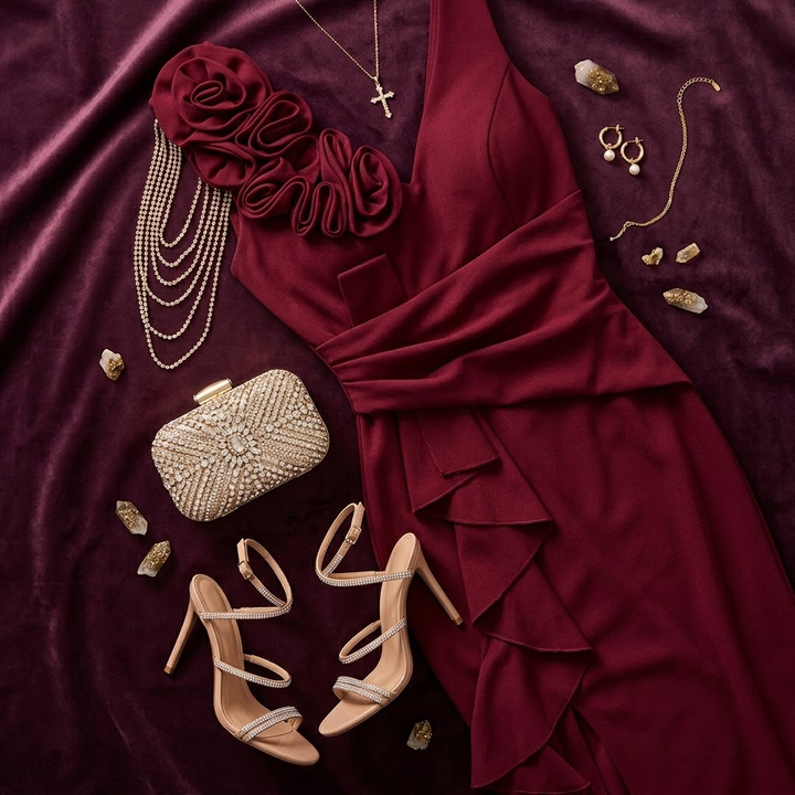 Roselani | Rosette Mermaid Gown