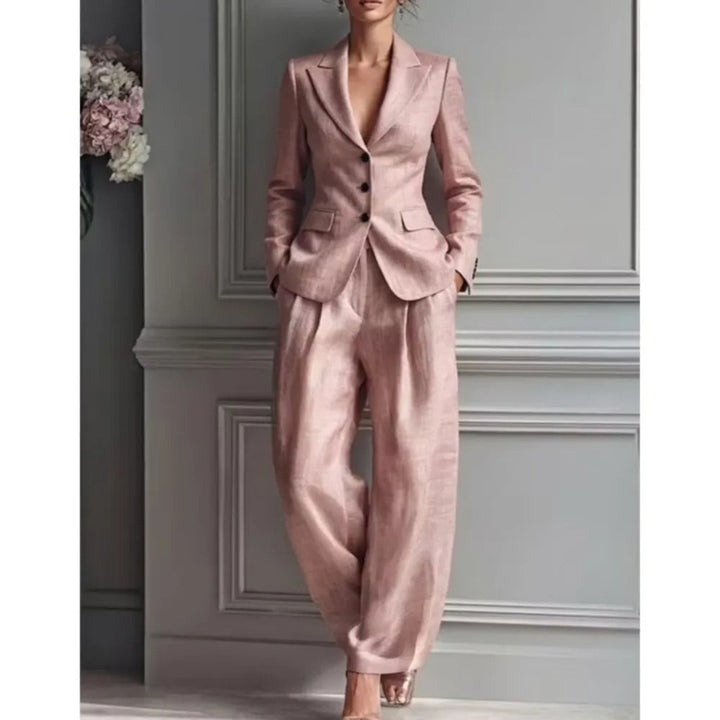 Enid™ Blazer and Wide Leg Pants Set