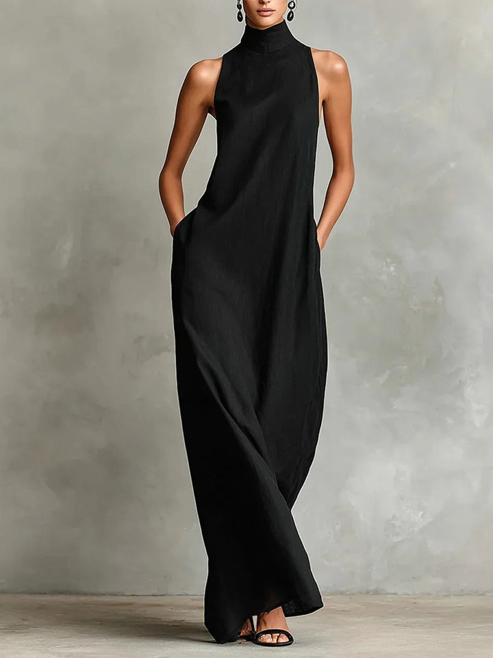 Ardith™ High Neck Sleeveless Maxi Dress