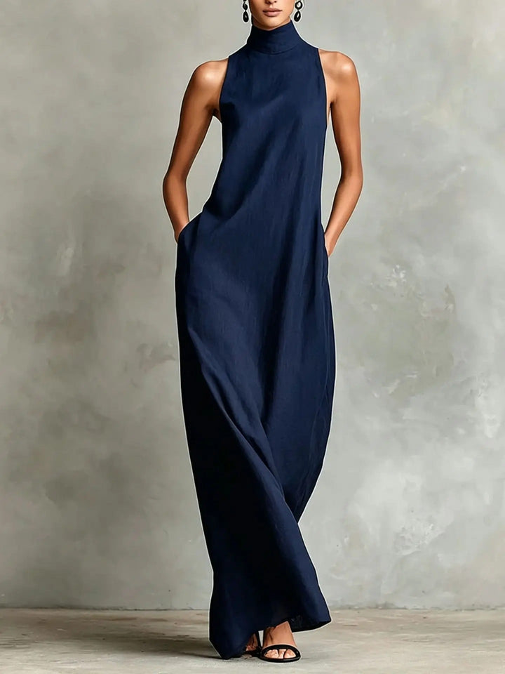 Ardith™ High Neck Sleeveless Maxi Dress