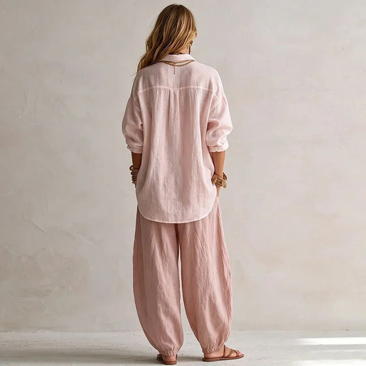 Twila™ Shirt and Wide Leg Pants Set