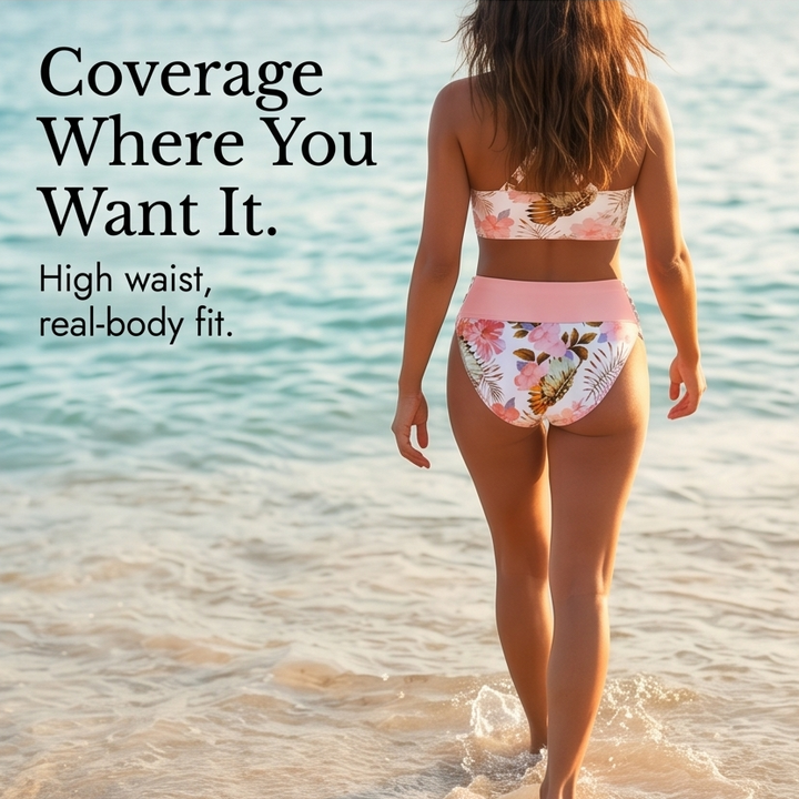 Marivela – Tummy-Flattering Wrap Bikini Set