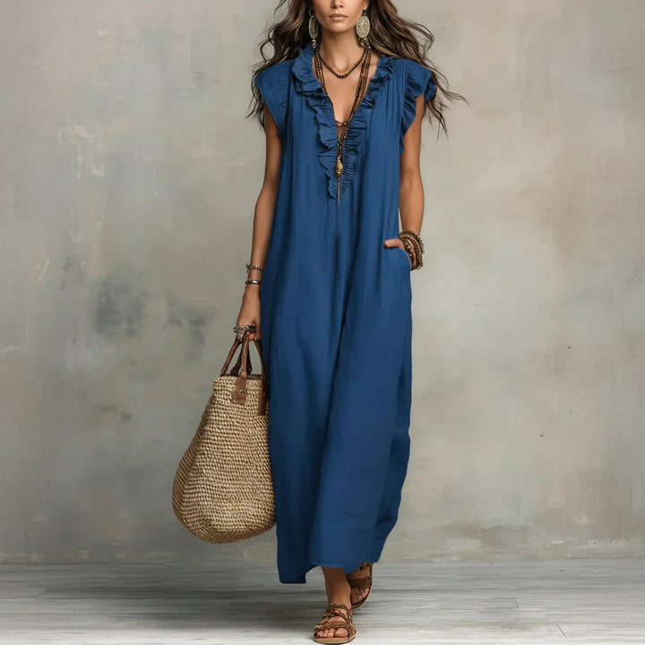 Zoey | Ruffle-Detail Maxi Dress