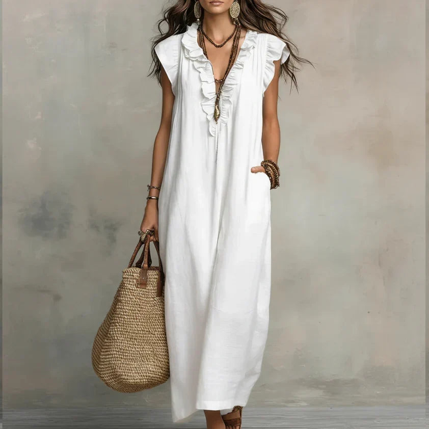 Zoey | Ruffle-Detail Maxi Dress