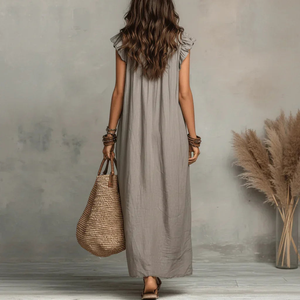 Zoey | Ruffle-Detail Maxi Dress