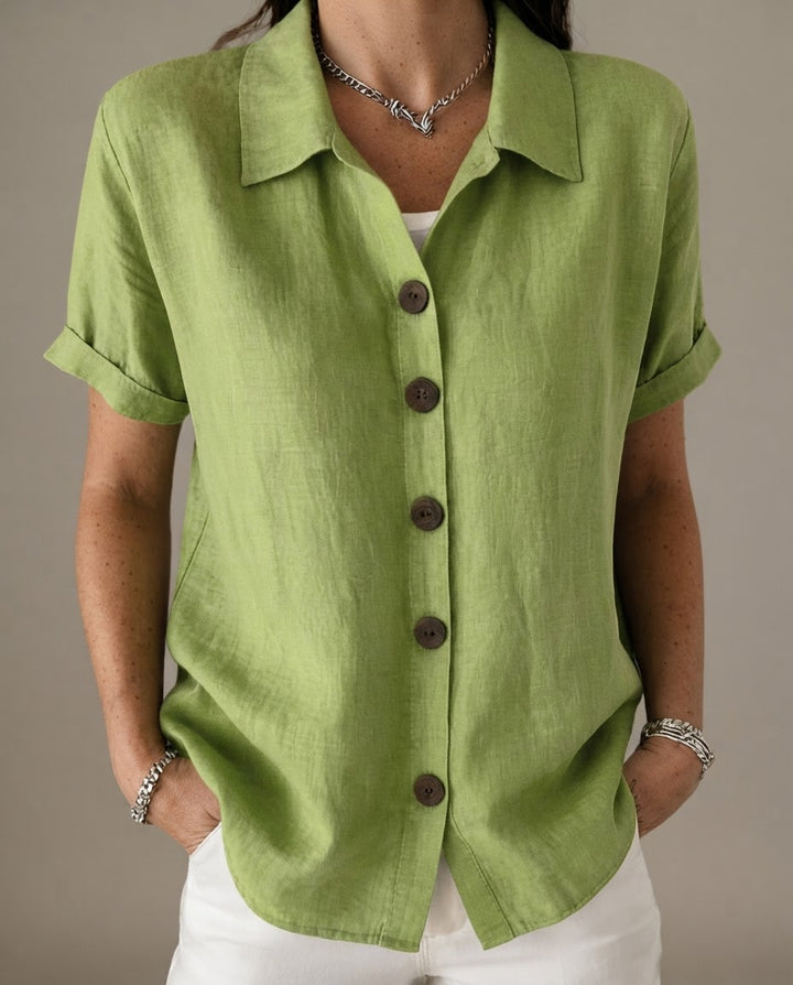 Gracie | Relaxed Short Sleeve Shirt