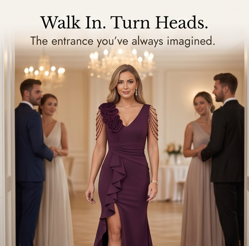 Roselani | Rosette Mermaid Gown