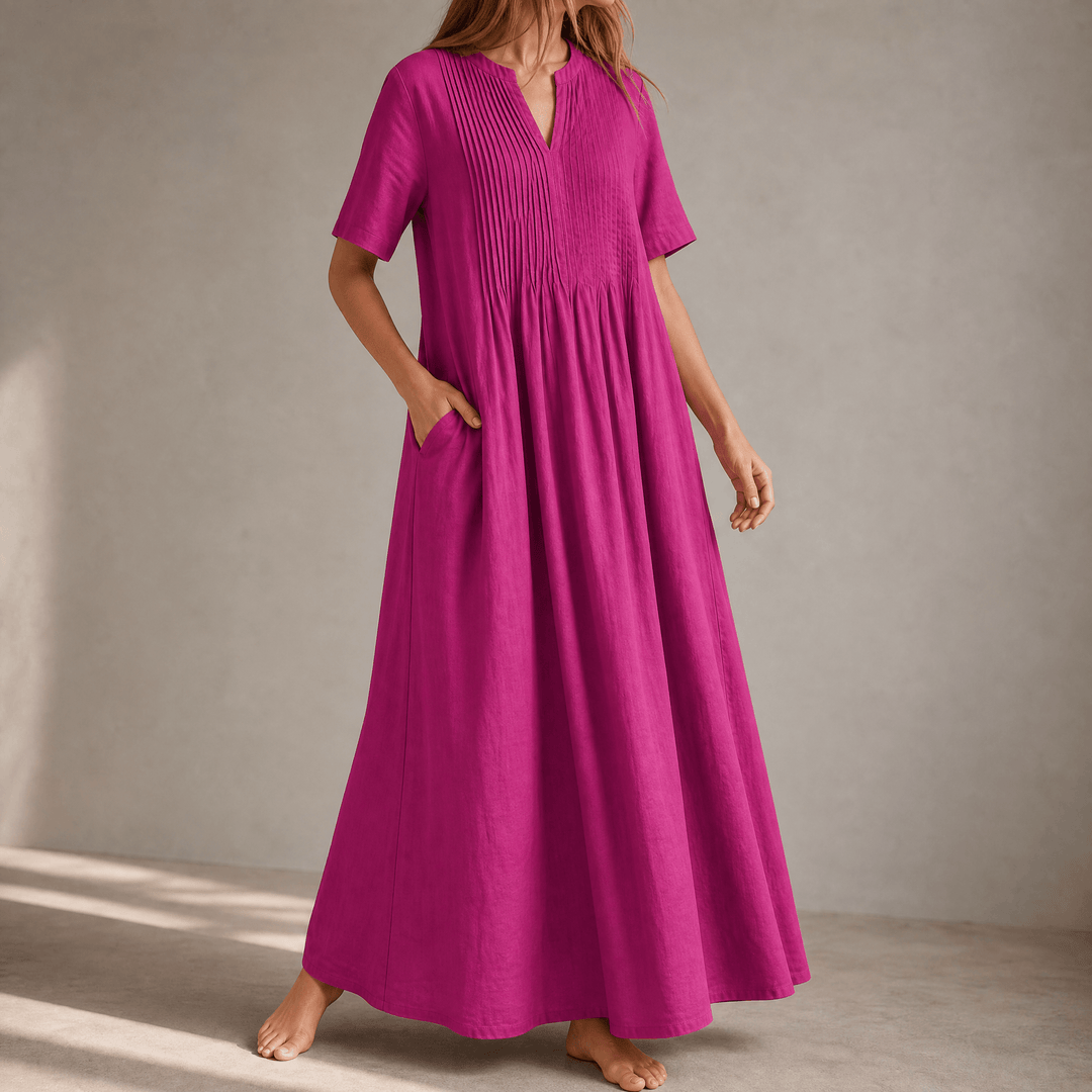 Wren | Pin-Tuck Maxi Dress