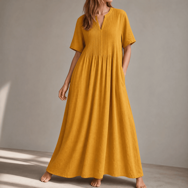 Wren | Pin-Tuck Maxi Dress